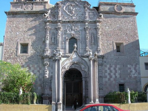 Paseo por Mexico El Templo de la Merced o del Rosario en Aguascalientes