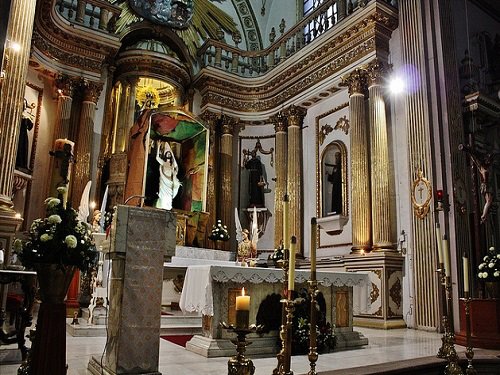 Paseo por Mexico Interior del Templo de San Diego en Aguascalientes