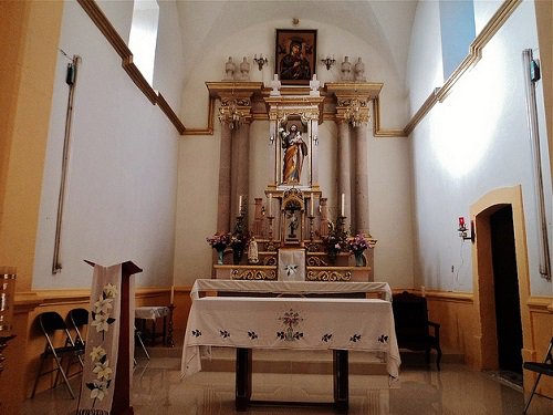 Paseo por Mexico Interior de la Capilla Señor San José en Calvillo