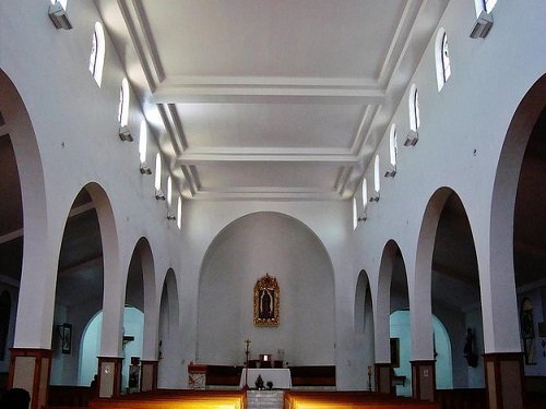 Paseo por Mexico Interior de la Catedral de Nuestra Señora de Guadalupe en Mexicali