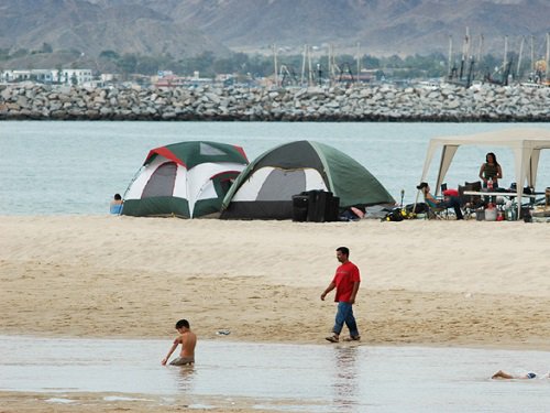 Paseo por Mexico Caminar sobre el mar en Mexicali