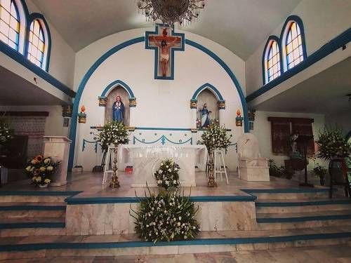 Paseo por Mexico Interior de la Parroquia de San Marcos Evangelista en Acacoyagua