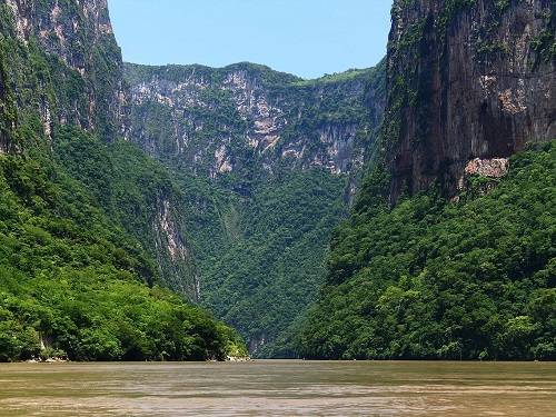 Paseo por Mexico Parque Nacional Cañón del Sumidero desde Chiapa de Corzo