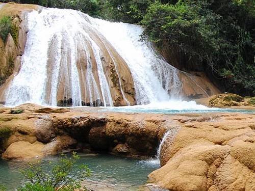 Paseo por Mexico Cascadas de Agua Azul en Chilón