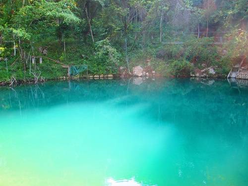 Paseo por Mexico Centro Eco turístico Poza Azul en Salto de Agua