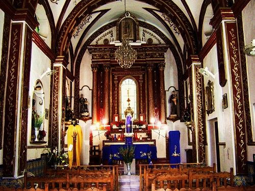 Paseo por Mexico Interior de Iglesia Jesús de Nazareth en Cuernavaca