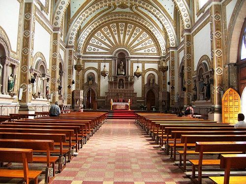 Paseo por Mexico Interior de la Parroquia de San José (El Calvario) en Cuernavaca