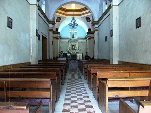 Paseo por Mexico Interior de la Parroquia de San Francisco de Asís en Emiliano Zapata