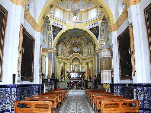 Paseo por Mexico Interior de la Iglesia del Calvario en Atempan