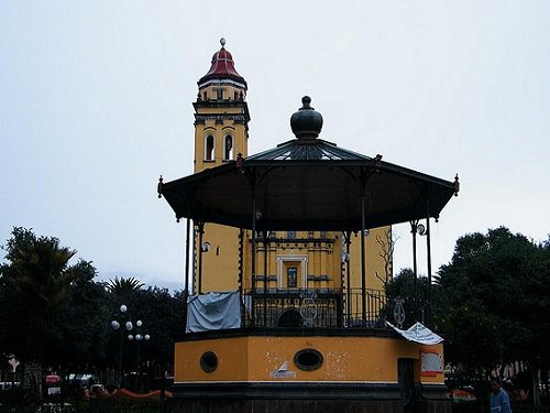 Paseo por Mexico Kiosco y parque municipal de Chalchicomula de Sesma