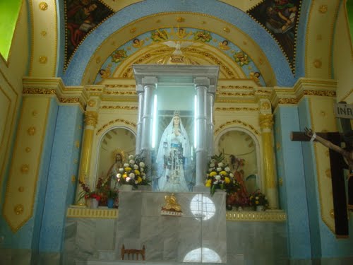 Paseo por Mexico Interior de Templo parroquial de Santa María de la Asunción en Cohetzala
