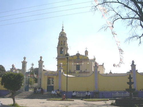 Paseo por Mexico Iglesia de San Antonio Mihuacan en Coronango