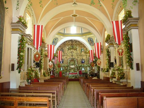 Paseo por Mexico Interior de Iglesia de San Pablo en General Felipe Angeles