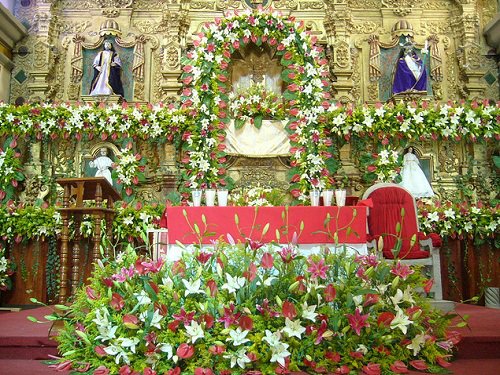 Paseo por Mexico Altar de Iglesia de San Pablo en General Felipe Angeles