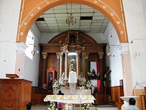 Paseo por Mexico Interior de Templo de San Andrés Hueyapan