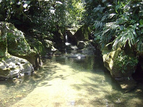 Paseo por Mexico Río Taika en Jonotla