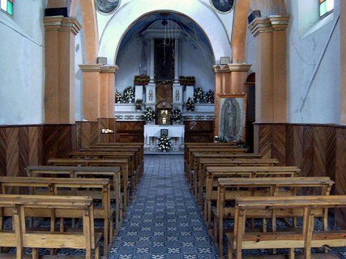 Paseo por Mexico Interior de Capilla de Nuestra Señora de Guadalupe en Libres