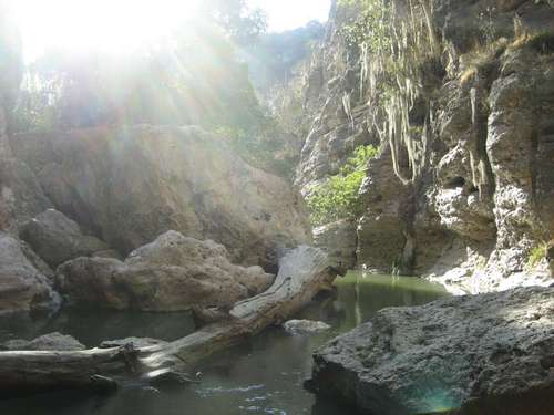 Paseo por Mexico Las grutas del puente de Dios de Molcaxac