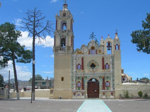 Paseo por Mexico Templo de San Simón de Bravo en Quecholac