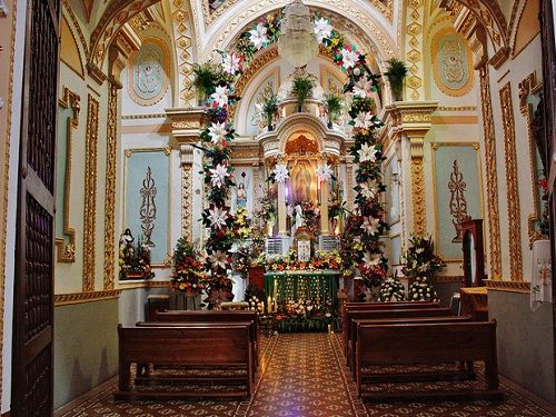 Paseo por Mexico Interior de Parroquia de San Luis en San Andrés Cholula