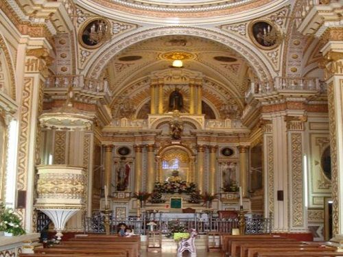 Paseo por Mexico Interior de Iglesia de los Remedios en San Andrés Cholula