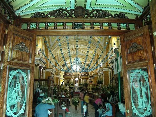 Paseo por Mexico Interior de Iglesia de Santiago Apóstol en San Nicolás de los Ranchos