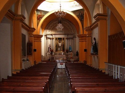 Paseo por Mexico Interior de Templo  de San Pedro y San Pablo en San Pablo Anicano