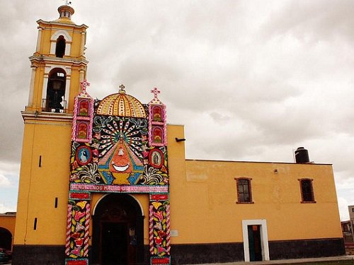 Paseo por Mexico Templo de San Pedro Mexicalzingo en San Pedro Cholula