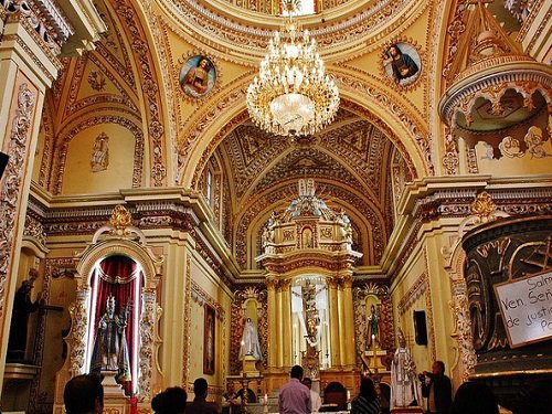 Paseo por Mexico Interior de Templo de San Pedro Mexicalzingo en San Pedro Cholula