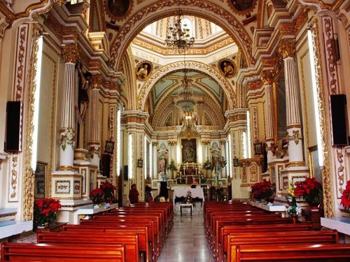 Paseo por Mexico Interior de Santuario de Nuestra Señora de Tzocuilac en San Pedro Cholula