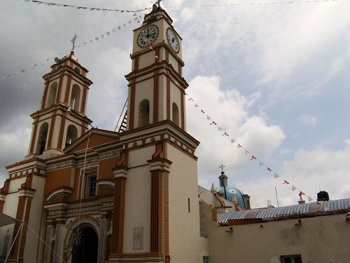 Paseo por Mexico Iglesia del Divino Salvador en San Salvador Huixcolotla