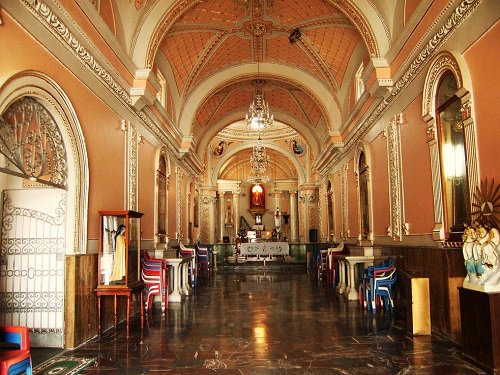 Paseo por Mexico Interior de Iglesia del Divino Salvador en San Salvador Huixcolotla