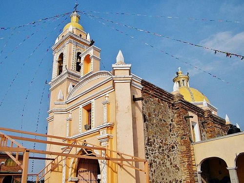 Paseo por Mexico Templo de San Pablo en Santa Isabel Cholula