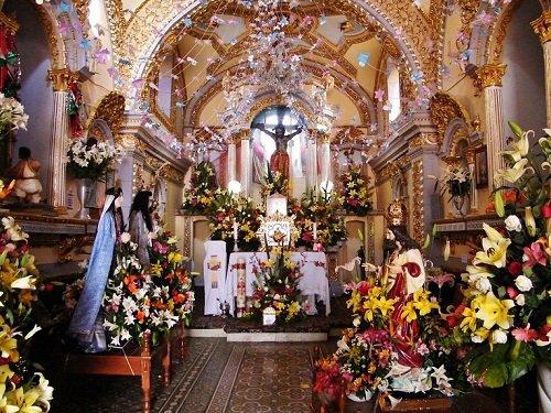 Paseo por Mexico Interior de Templo de San Pablo en Santa Isabel Cholula