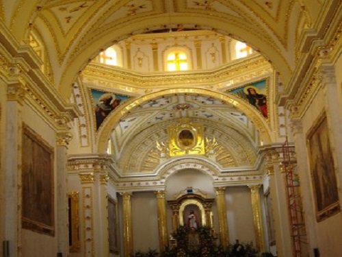 Paseo por Mexico Iglesia de San Sebastián Mártir en Tecamachalco