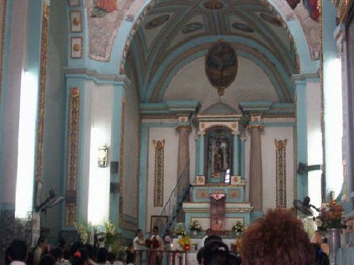Paseo por Mexico Interior de Iglesia Parroquial de San Juan Bautista en Teotlalco