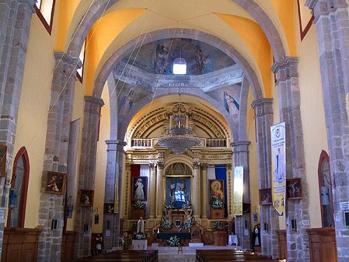 Paseo por Mexico Interior de Iglesia de Santa Maria de la Asunción en Tetela de Ocampo
