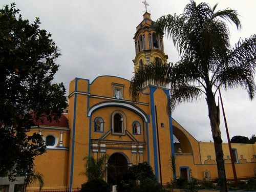 Paseo por Mexico Parroquia de Santa Maria de la Natividad en Tochtepec