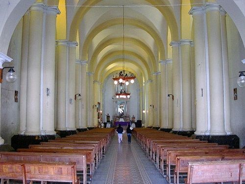 Paseo por Mexico Interior de Iglesia dedicada a San Juan Bautista en Xiutetelco