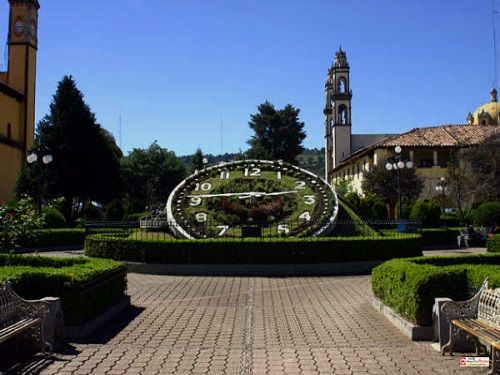 Paseo por Mexico Reloj Floral de Zacatlán