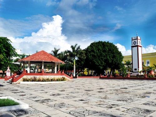 Paseo por Mexico Parque Benito Juárez de Cozumel