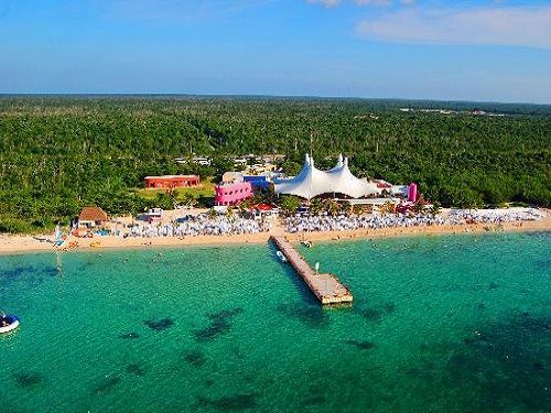 Paseo por Mexico Playa Mia Grand Beach Park en Cozumel