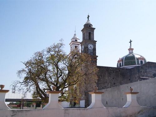 Paseo por Mexico Templo de San Francisco de Asís en Panotla