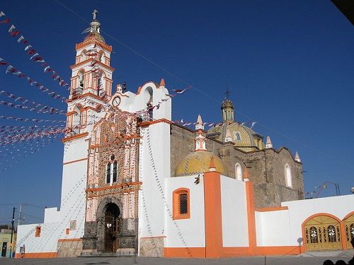 Paseo por Mexico Templo de San Francisco de Asís en Papalotla de Xicohténcatl