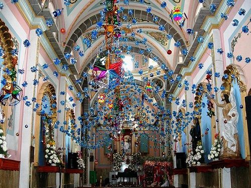 Paseo por Mexico Interior de la Parroquia Santa Ana Nopalucan