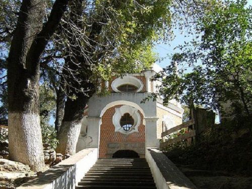 Paseo por Mexico Capilla del Pocito de Agua Santa en Tlaxcala